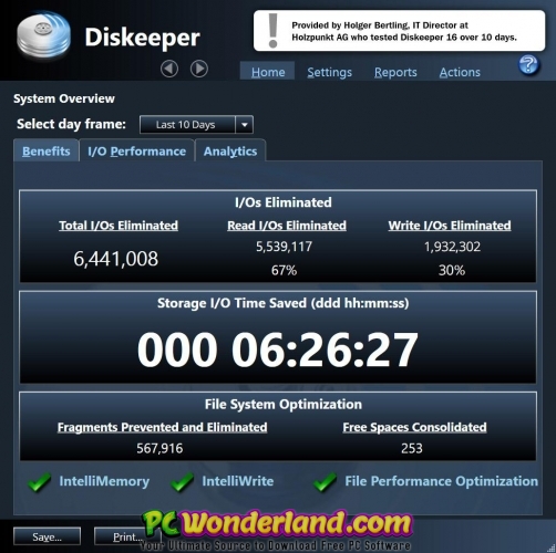 Diskeeper Free Download